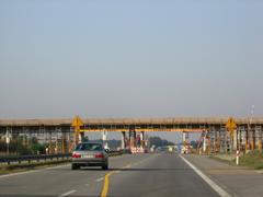 Construction of road interchange at crossing of A4 and A8 highways in Poland