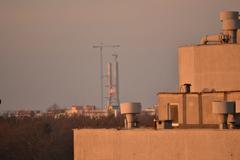Redzinski Bridge viewed from 4 kilometers away