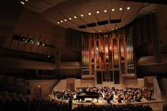 Svetlanov Hall at Moscow International House of Music with Yuri Bashmet on stage, October 2010