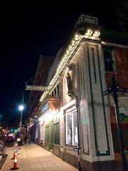 Marquee of Woodward Theater in Over-the-Rhine, Cincinnati, Ohio