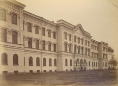 Novgorod Theological Seminary building with ornate architecture
