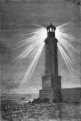 The Lighthouse of Alexandria 19th century engraving