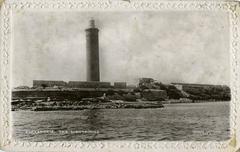 Alexandria Lighthouse historic postcard from MAS museum collections