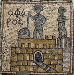 Ancient Mosaic Depicting the Lighthouse of Alexandria