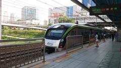 ITX-Cheongchun train arriving at Sindorim Station in South Korea