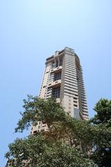 View of Shreepati Arcade, the tallest building in India, located at Nana Chowk, Mumbai