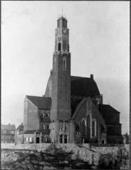 Southwest view of Engelbrekt Church exterior