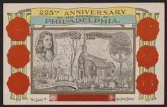 225th anniversary celebration of the founding of Philadelphia featuring Old Swede's Church
