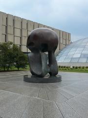 Nuclear Energy sculpture by Henry Moore commemorating first controlled nuclear chain reaction