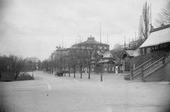 Djurgårdsslätten area from the east with Cirkus building in the background in 1896