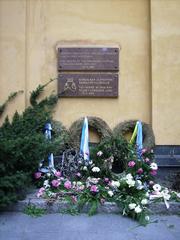 Monument of Swedish volunteers in Finnish wars 1939-1945 in Stockholm