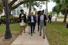 Deputy Secretary of State Wendy Sherman speaking at a recruitment event at Dillard University, New Orleans, April 2023