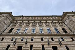 Alte Oper historic opera house in Frankfurt am Main with clear blue sky