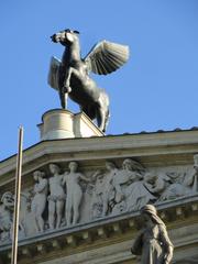 Alte Oper building in Frankfurt am Main, Germany, historic opera house with ornate architecture