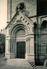 Main entrance of Strasbourg Synagogue on Quai Kléber between 1898 and 1940