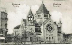 New Synagogue building in Strasbourg city