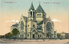 The New Synagogue in Strasbourg showcasing its architectural beauty