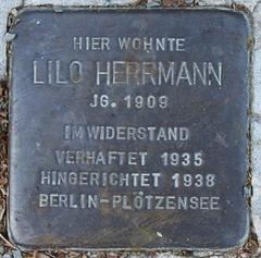 Stolperstein Dedicated To Liselotte Herrmann