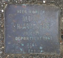 Stolperstein Dedicated To Alice Haarburger