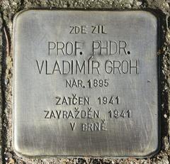 Stolperstein Dedicated To Vladimír Groh