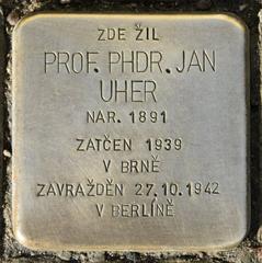 Stolperstein Dedicated To Jan Uher