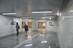 Ploschad Gagarina MCC station building exterior in Moscow