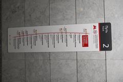 Ploschad Gagarina MCC station with trains and platforms
