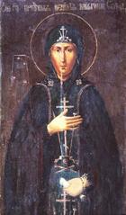 Icon of Saint Sofia of Suzdal from Pokrovsky Monastery in Suzdal