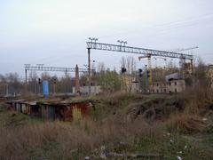 Construction preparations at Lomonosov port site