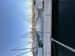 Boats docked at Vieux-Port in Marseille November 2022