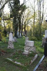 Historic graves at Alter Südfriedhof cemetery in Munich