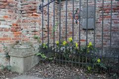 Historic graves at Alter Südfriedhof cemetery in Munich featuring Lorenz Gedon's grave