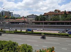 Overall view of KTM Putra station building in Kuala Lumpur
