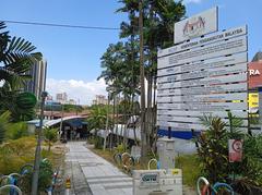 Overall view of KTM Putra station building in Kuala Lumpur