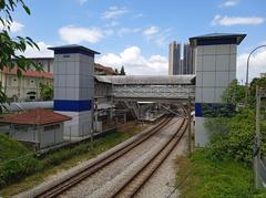 Overall view of KTM Putra station building in Kuala Lumpur