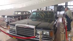 Classic cars of Heydar Aliyev displayed at Heydar Aliyev Center motor museum