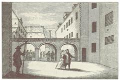 Historical image of the Rathaus (Town Hall) from 1872