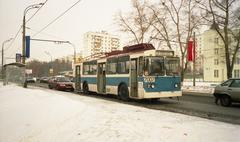 Moscow trolleybus number 7007 in 2004