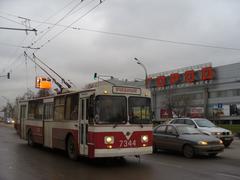 Moscow training trolleybus 7344 in 2006