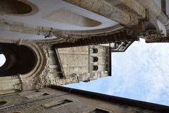 Abbaye de Cluny historic monastery exterior with stone architecture and blue sky