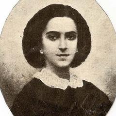 Portrait of Carmen Nóbrega Miguens wife of President Nicolás Avellaneda