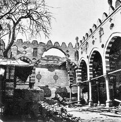Courtyard of Amir al-Maridani Mosque before restoration