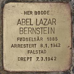 Stolperstein Dedicated To Abel Lazar Bernstein