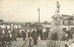 Sabir Garden in Baku in 1925 with pathways and trees
