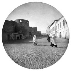Old photograph of Ashumovsky Proezd in Baku from 1890 by Pola Nadara