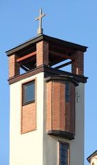 Sankt Sava Serbian Orthodox Church tower in Enskede gård