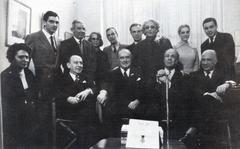 Team of Sur magazine posing for a photo in the 1970s