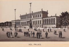 Royal Palace in Wrocław (Breslau) circa 1885