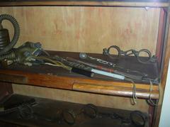 Exhibits in the Gestapo officer's room at the Mausoleum of Struggle and Martyrdom in Warsaw