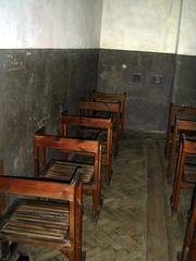 Shared prison cells called the trams with arranged chairs